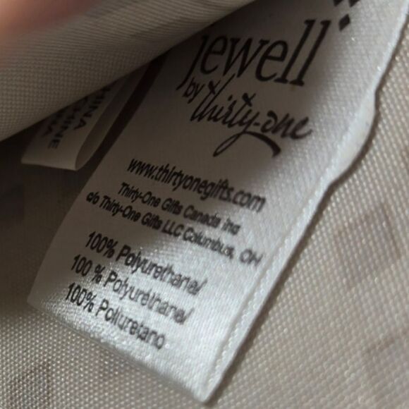 Wallet Thirty-One wallet pebble faux leather zip coin cash cards chic magenta - Picture 4 of 16